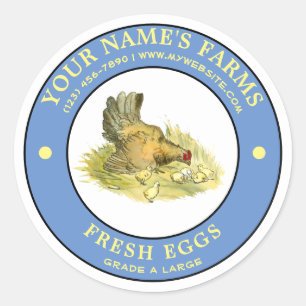 Fresh Eggs Label Template