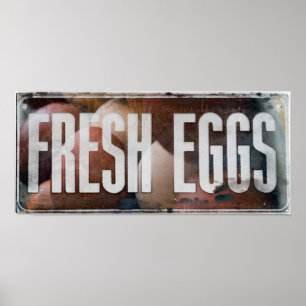Fresh Eggs Poster