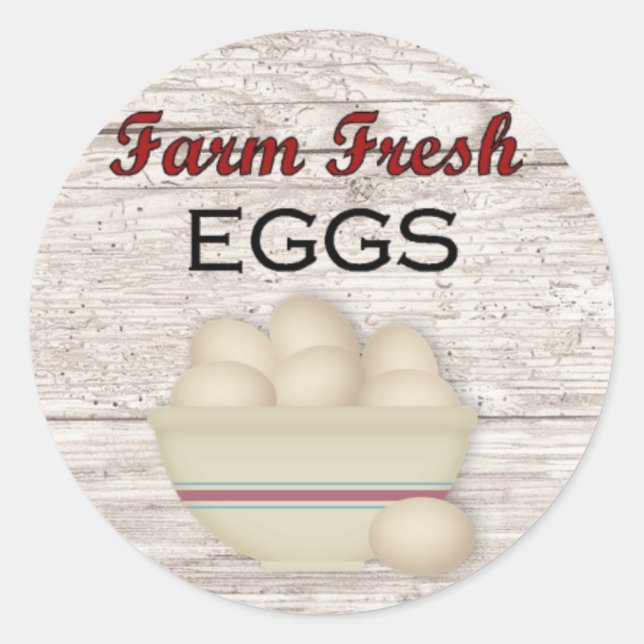 Fresh Eggs Sticker (Front)