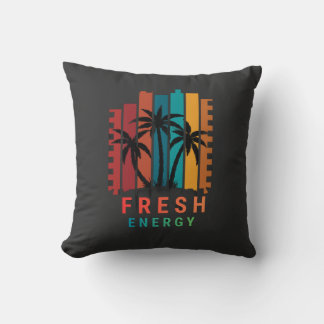Fresh Energy – Modern Motivational Cushion