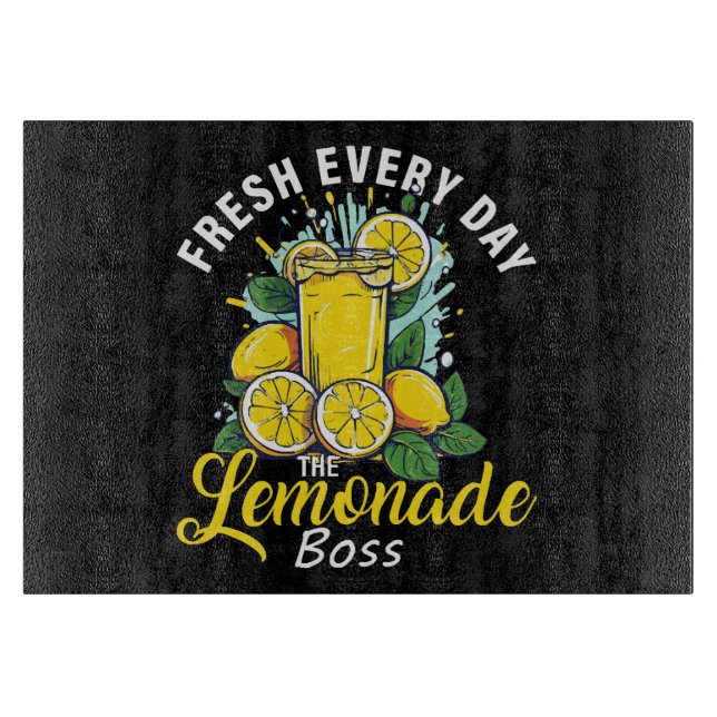 Fresh Every Day The Lemonade Boss Cutting Board (Front)