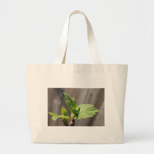 Fresh Fig Leaf Large Tote Bag