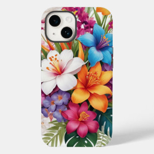 Fresh Floral hibiscus Case-Mate iPhone 14 Case