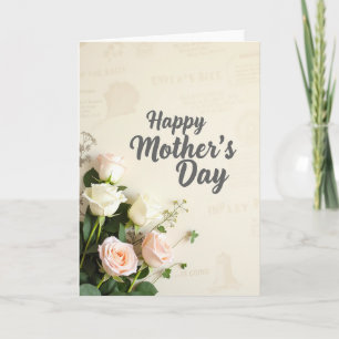 Fresh Floral Mothers Day Card