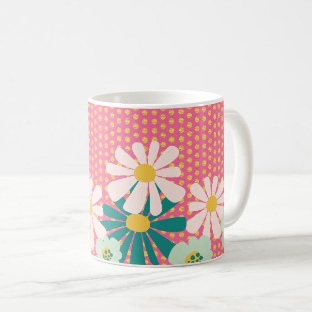 Fresh Floral Spring Mug (Front Right)