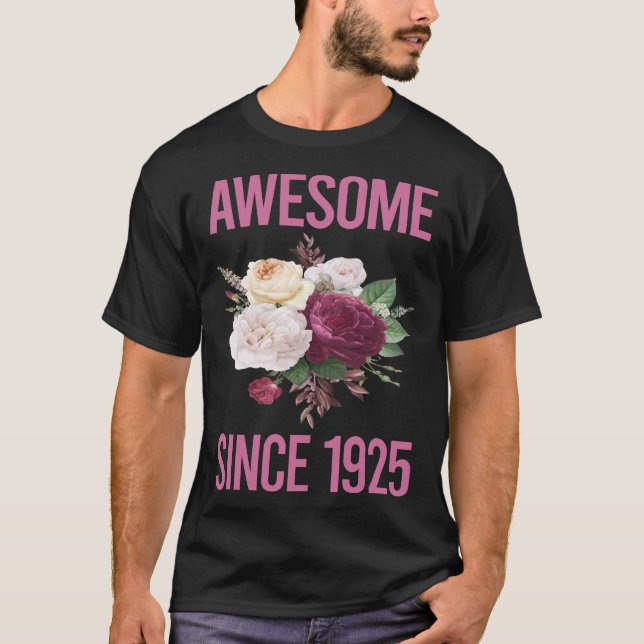 Fresh Flowers - Awesome Since 1925 T-Shirt (Front)