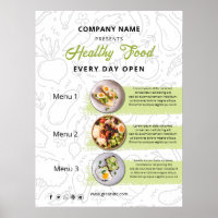Fresh Food , Healthy Food Catering Restaurant Menu