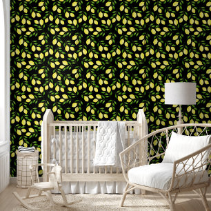 Fresh Fresh Lemon Wallpaper Vibrant Citrus Design