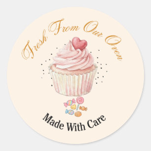 Fresh From Our Oven Cupcake Bakery Sticker