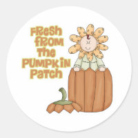 Fresh From Pumpkin Patch Baby Announcement