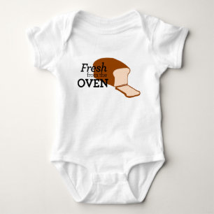 Fresh from the Oven Baked Bread Baby Outfit Bodysuit