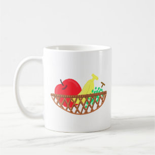 Fresh Fruit Basket Kitchen Gift Coffee Mug