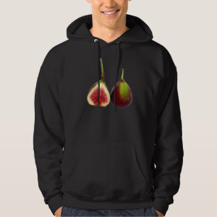 Fresh Fruit Figs Plant Based Vegan Vegetarian Hoodie