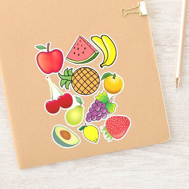 Fresh Fruit for Summer Time - Cute Kids (Notebook)