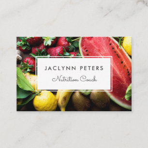 Fresh Fruit Health Field Business Card