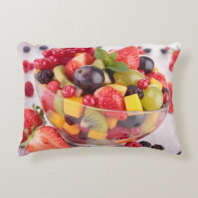 Fresh fruit salad decorative cushion (Front)