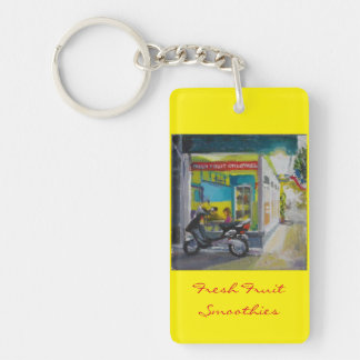Fresh Fruit Smoothie key chain