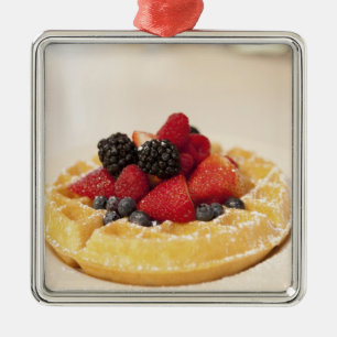 Fresh fruit waffle metal tree decoration