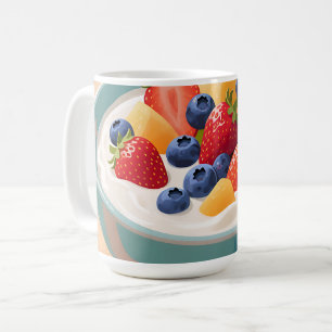 Fresh Fruit Yogurt Bowl Coffee Mug