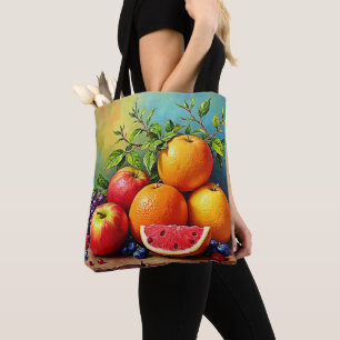 Fresh Fruits in a Perfect Mix Design Tote Bag