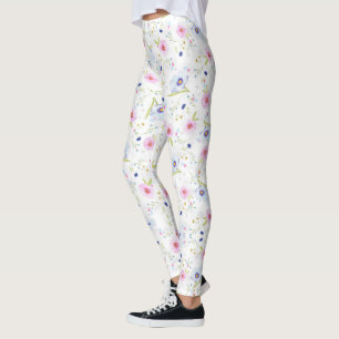 Fresh Garden Flowers 4 Leggings