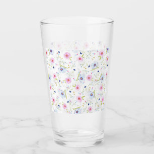 Fresh Garden Flowers Glass