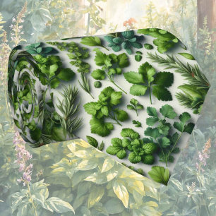 Fresh Garden Herbs Foodie Kitchen Neck Tie