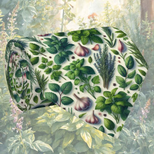 Fresh Garden Herbs Foodie Kitchen Neck Tie