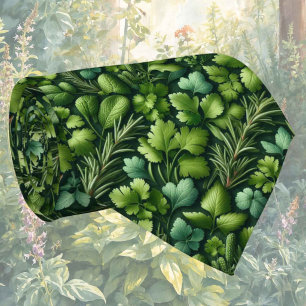 Fresh Garden Herbs Foodie Kitchen Neck Tie