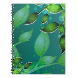 Fresh Garden Leaves Notebook