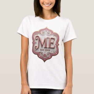 Fresh Gold ABSTRACT ART Graphic Design T-Shirt