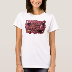 Fresh Gold PROUD CITIZEN OF WINE COUNTRY v2 T-Shirt