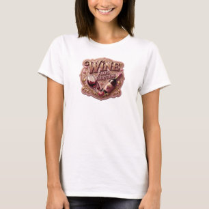 Fresh Gold WINE FIXES EVERYTHING Print T-Shirt