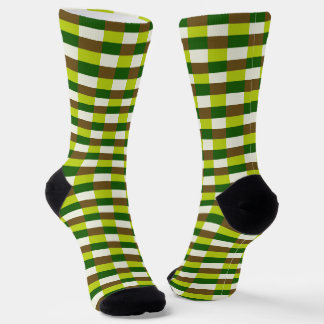 Fresh Grass Color Scheme in Blocks Socks