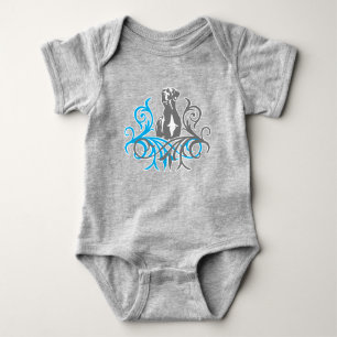 Fresh Great Dane  Baby Bodysuit