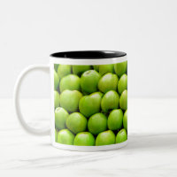 Fresh green apple fruit pattern background