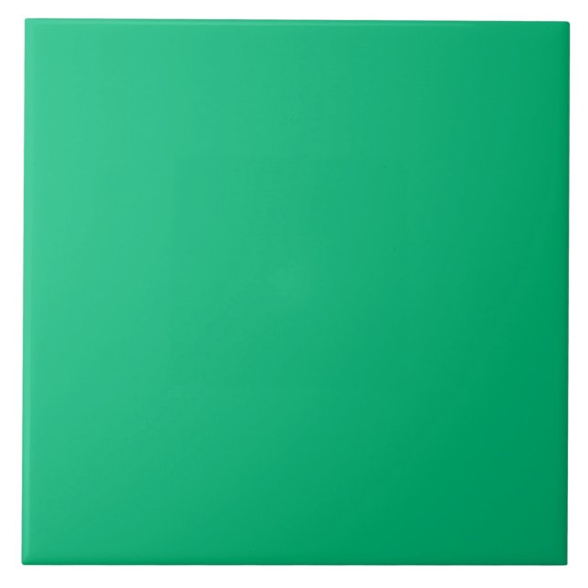 Fresh Green Ceramic Tile. Tile (Front)