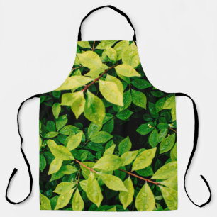 fresh green leaves look beautiful and very natural apron