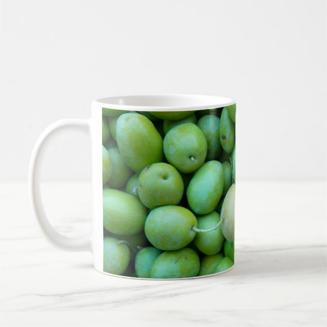 Fresh Green Olives Mug (Left)