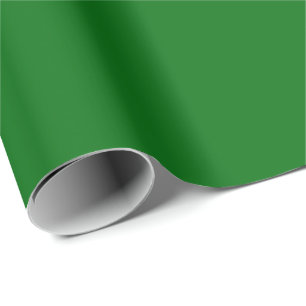 Fresh Green Pine tree solid minimalist Wrapping Paper