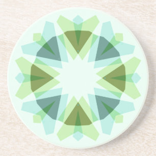 Fresh Green Pretty Blue Star Dopamine Decor Kitsch Coaster