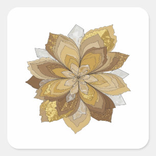 Fresh Grey Abstract Sticker Print