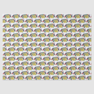 Fresh Grilled Fish Greek Mediterranean Seafood Tissue Paper