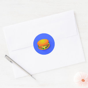 Fresh Hamburger Stickers