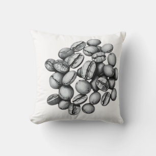 Fresh Harvest of Coffee Beans Cushion