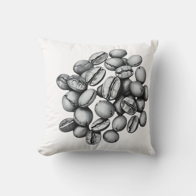 Fresh Harvest of Coffee Beans Cushion (Front)