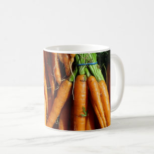Fresh Harvest Orange Carrots Farm To Table Veg Coffee Mug