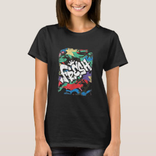 Fresh Hip Hop 80s 90s Old School Camo Rap Urban S T-Shirt