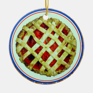 fresh homemade pie ornament