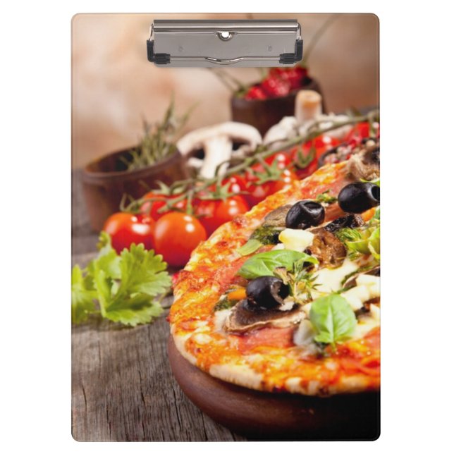 Fresh Italian pizza Clipboard (Front)